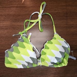 Aerie green bikini top NEW